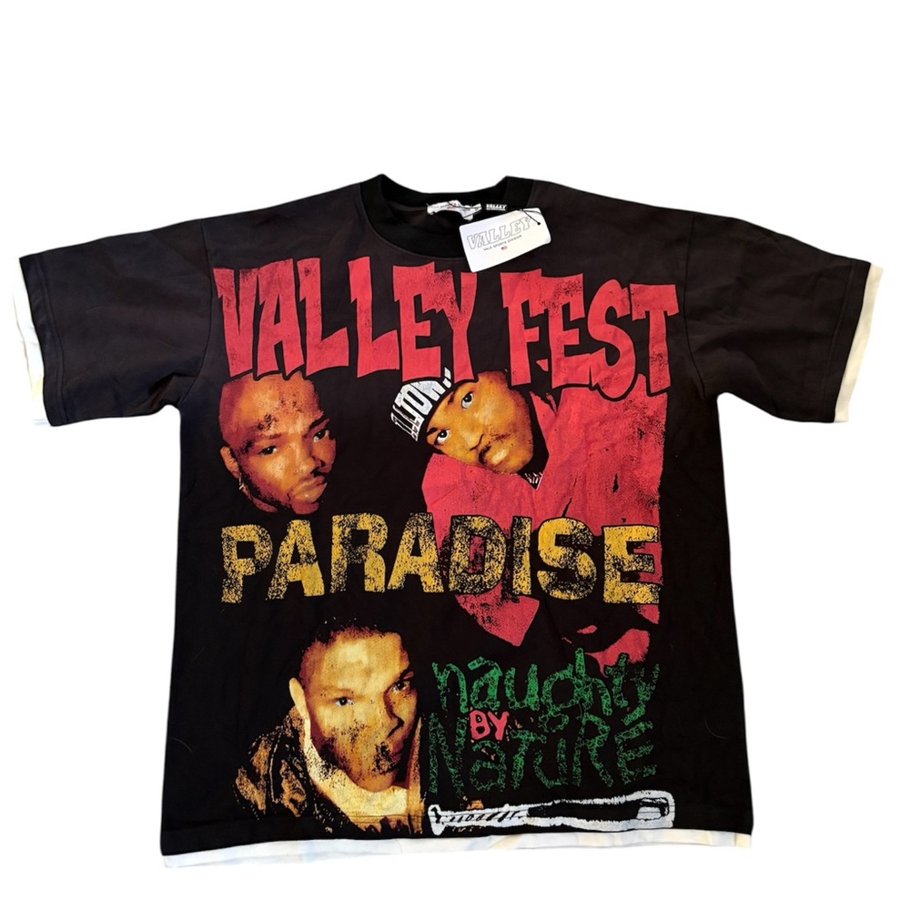 Valley Fest Paradise Graphic Tee - Black